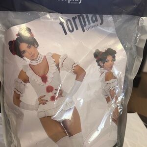 Forplay White and Red Costume Set